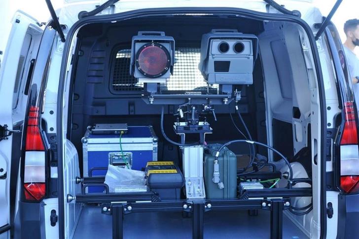 A mobile camera van in Limassol was targeted for the second time in a deliberate attack