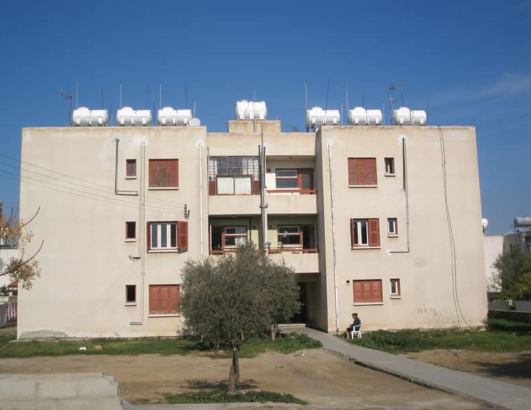 Unsafe refugee estate buildings