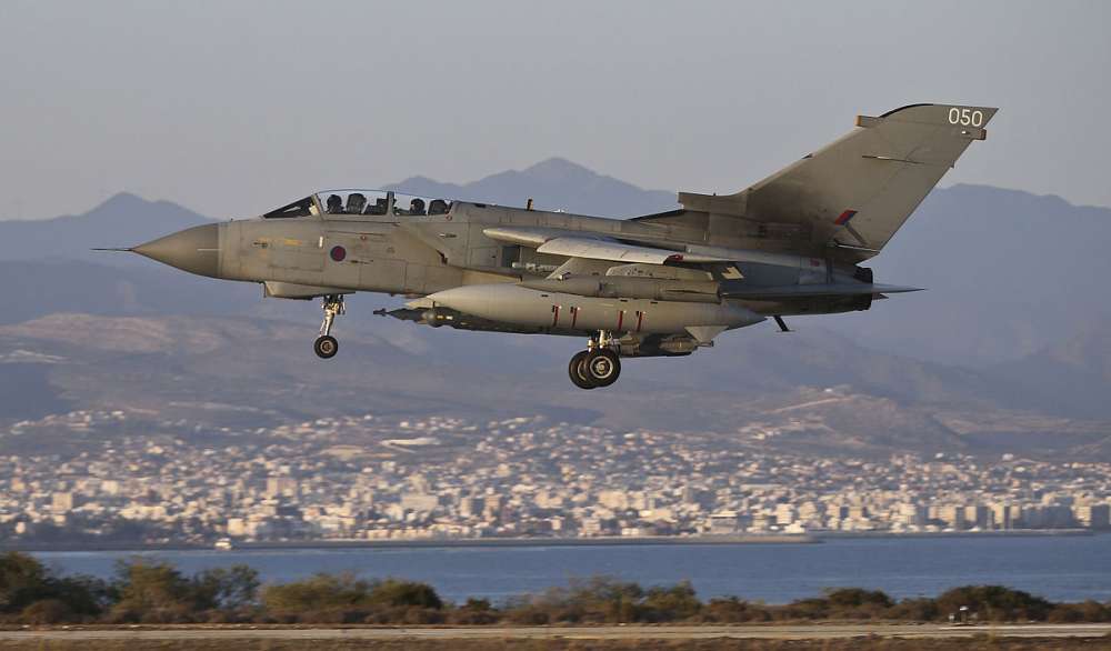 British Royal Air Force jets in the Middle East will intercept any airborne attacks within range of existing missions, as required, in response to increased Iranian threats and the growing risk of escalation in the region