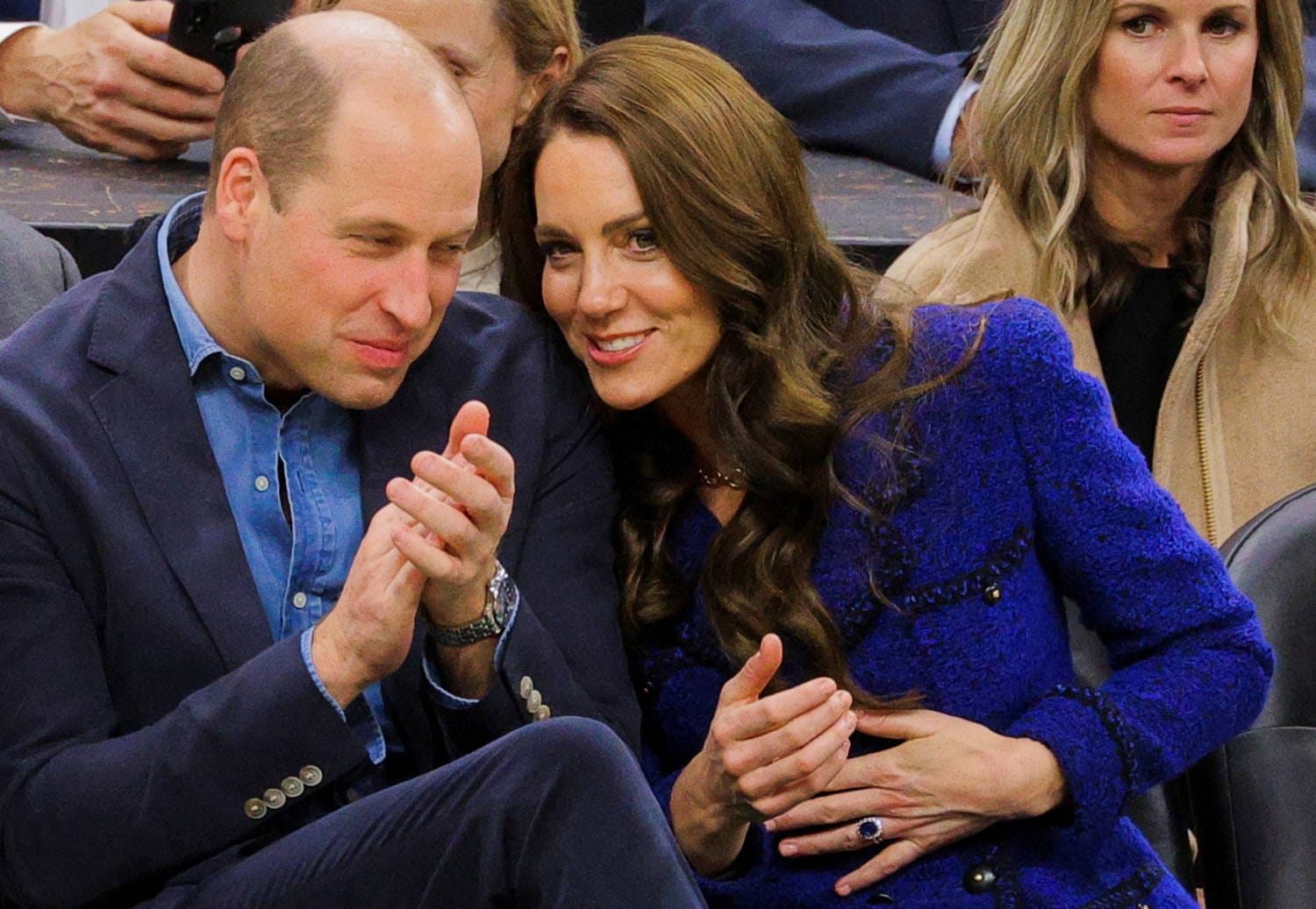 Prince William returned to public duties for the first time since his wife Kate revealed she was undergoing preventative chemotherapy for cancer