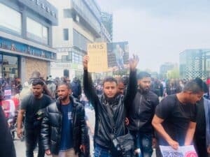 Equal rights demonstration