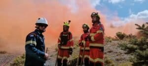 firefighting training