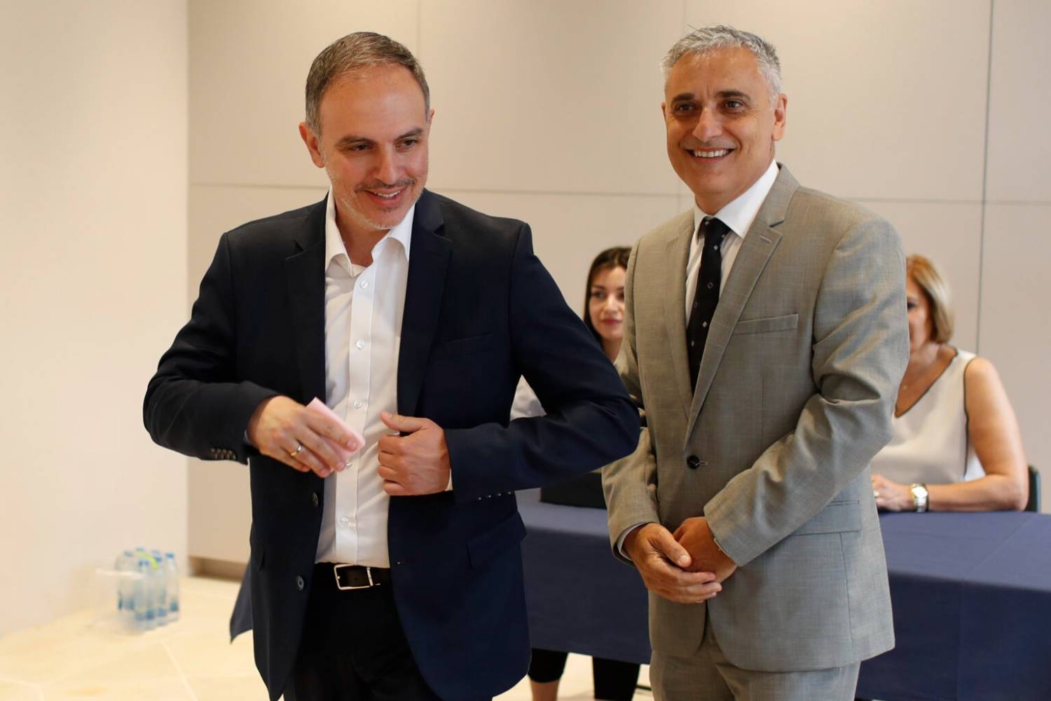 The showdown between Tornaritis and Prountzos in the capital city is significant for the party leaderships of the collaborating parties