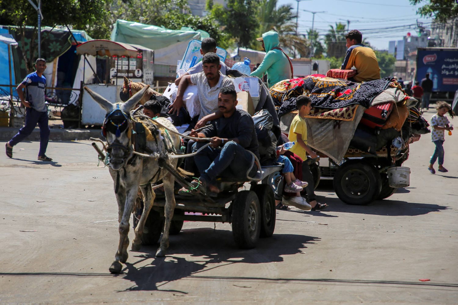 Las fuerzas israelíes se acercan a Rafah, ciudad del sur de Gaza donde se refugian miles de combatientes de Hamás.