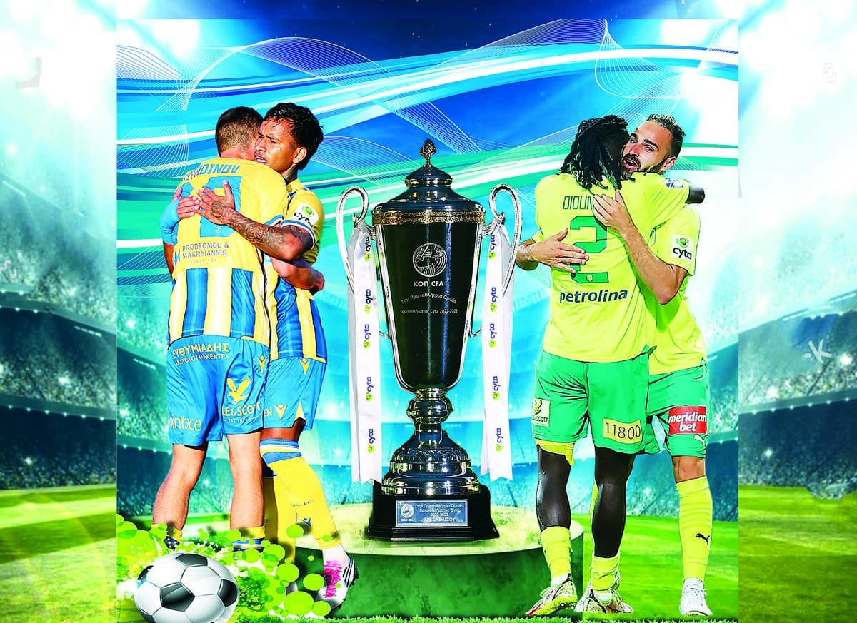 O APOEL e o AEK Larnaca estão empatados no topo da tabela da liga cipriota, com 72 pontos cada