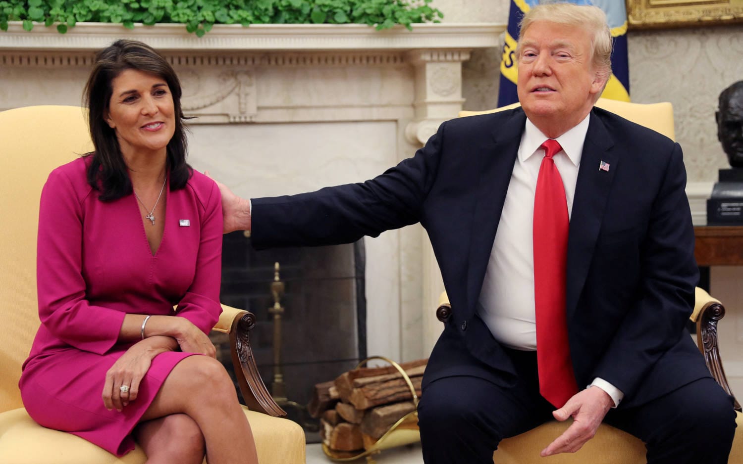 Nikki Haley está a ser considerada pela campanha de Donald Trump como potencial companheira de candidatura