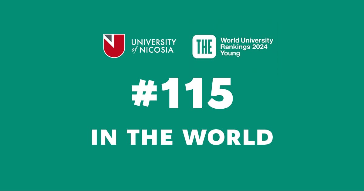 A Universidade de Nicósia (UNIC) foi classificada em 115º lugar a nível mundial no Times Higher Education Young University Rankings de 2024, empatada com a Universidade de Toulouse, em França