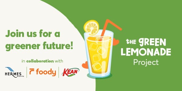 A Hermes Airports associa-se à KEAN e à Foody para o projeto "Green Lemonade", vendendo limonadas caseiras para apoiar o Departamento de Florestas de Chipre